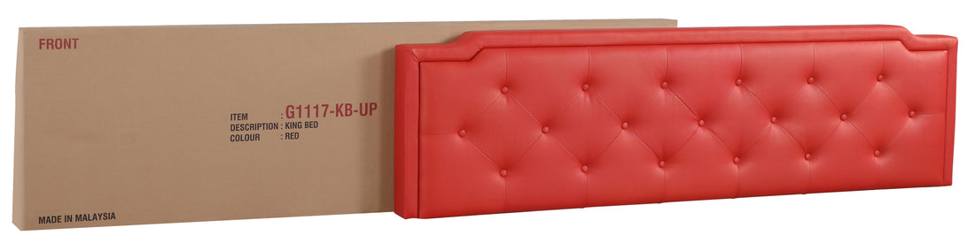 Deb G1117 Kb Up King Bed All In One Boxred Red Foam Pu