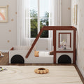 Fun Play Design Twin Size Car Bed, Kids Platform Bed In Car Shaped For Kids Boys Girls Teens,White Orange Twin Orange Solid Wood Mdf