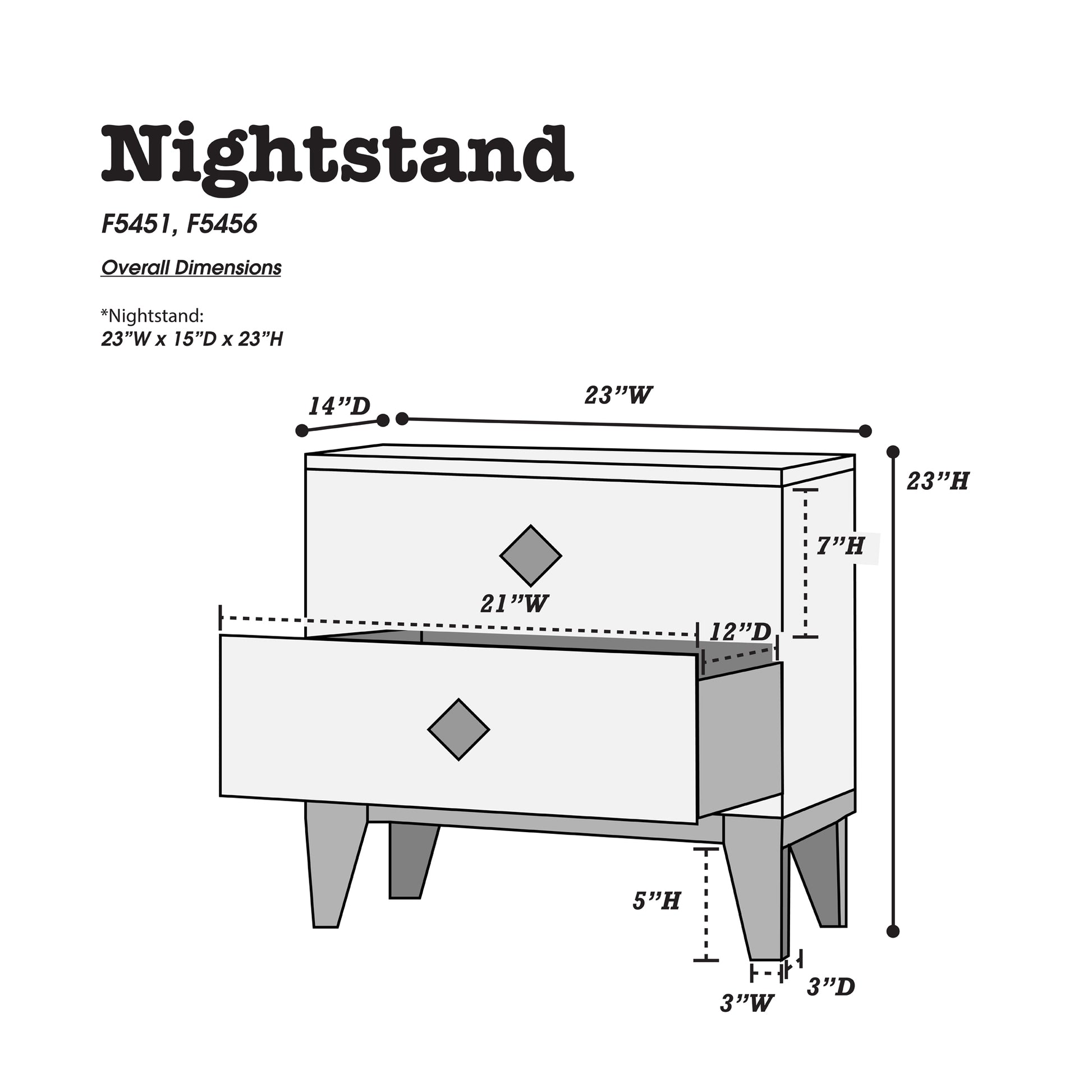 Nightstand In Cream Oak Rustic Accents Light Brown Wood