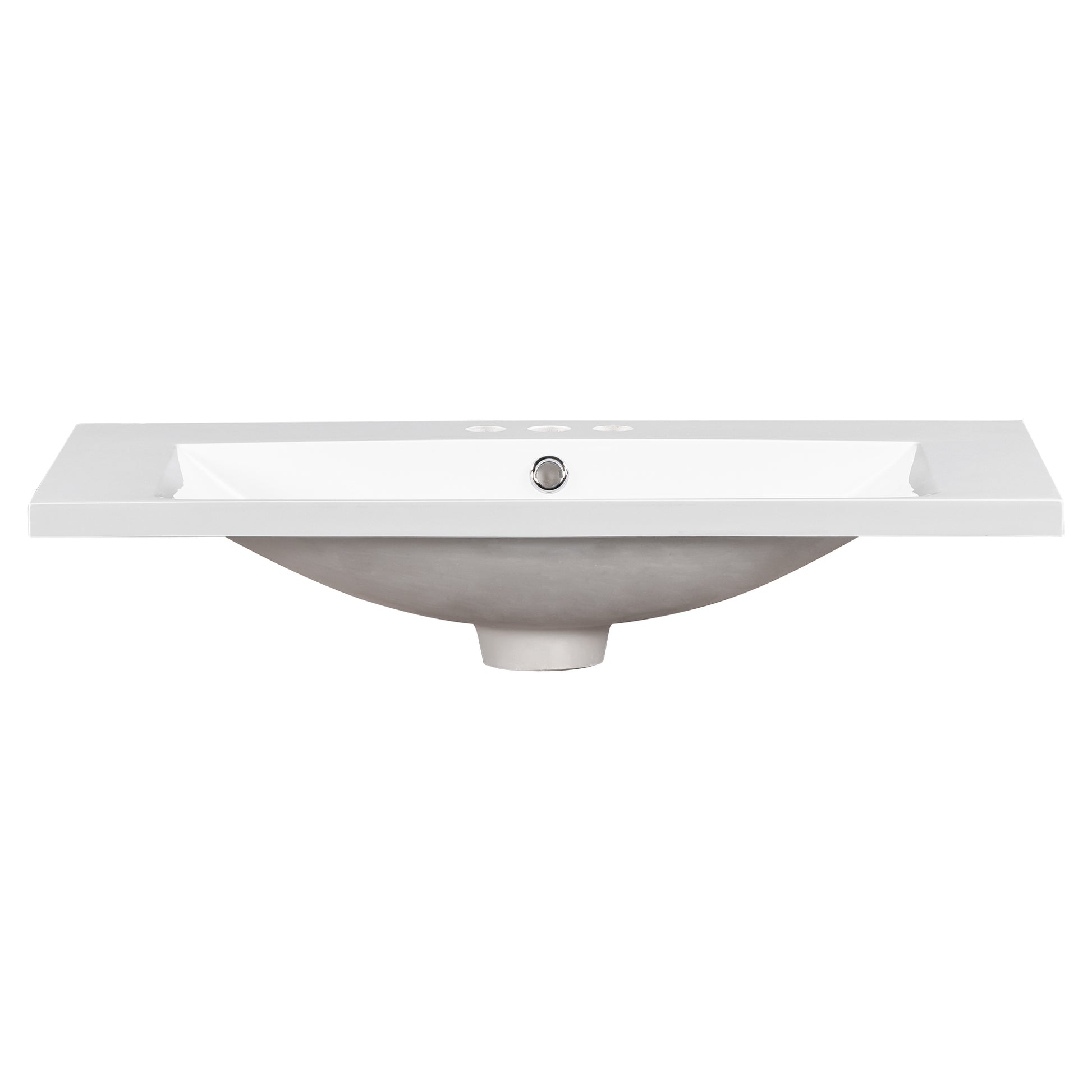 Sink Only 30" Bathroom Vanity White Resin