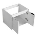 24 Inch Wall Mounted Bathroom Vanity With Sink, Soft Close Doors, For Small Bathroom Kd Packing White 2 Bathroom Wall Mounted Modern Plywood