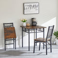 Dining Assemble Metal& Wood Seat Modern Style For Dining Room Decor Folding Retro Chair Brown Brown Dining Room American Design,American Traditional Dining Chairs Metal & Wood