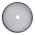 Diamond Shape Bathroom Crystal Glass Vessel Sink, Bathroom Countertop Basin Transparent Gradient Black Grey Grey White Modern Glass