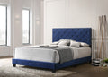 Suffolk G1405 Fb Up Full Bednavy Blue Navy Blue Foam Velvet