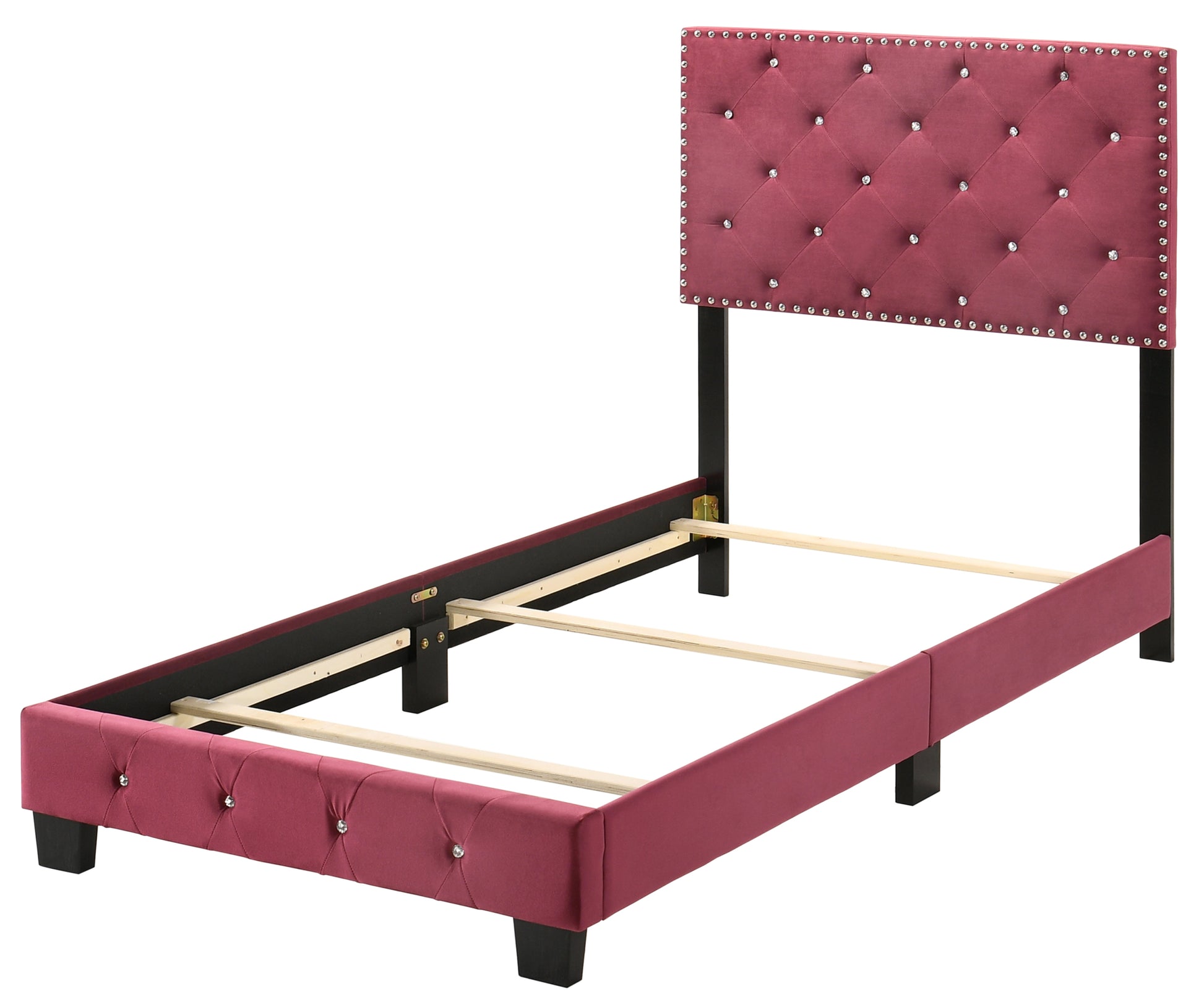 Suffolk G1403 Tb Up Twin Bedcherry Cherry Foam Velvet