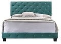 Suffolk G1404 Fb Up Full Bedgreen Green Foam Velvet