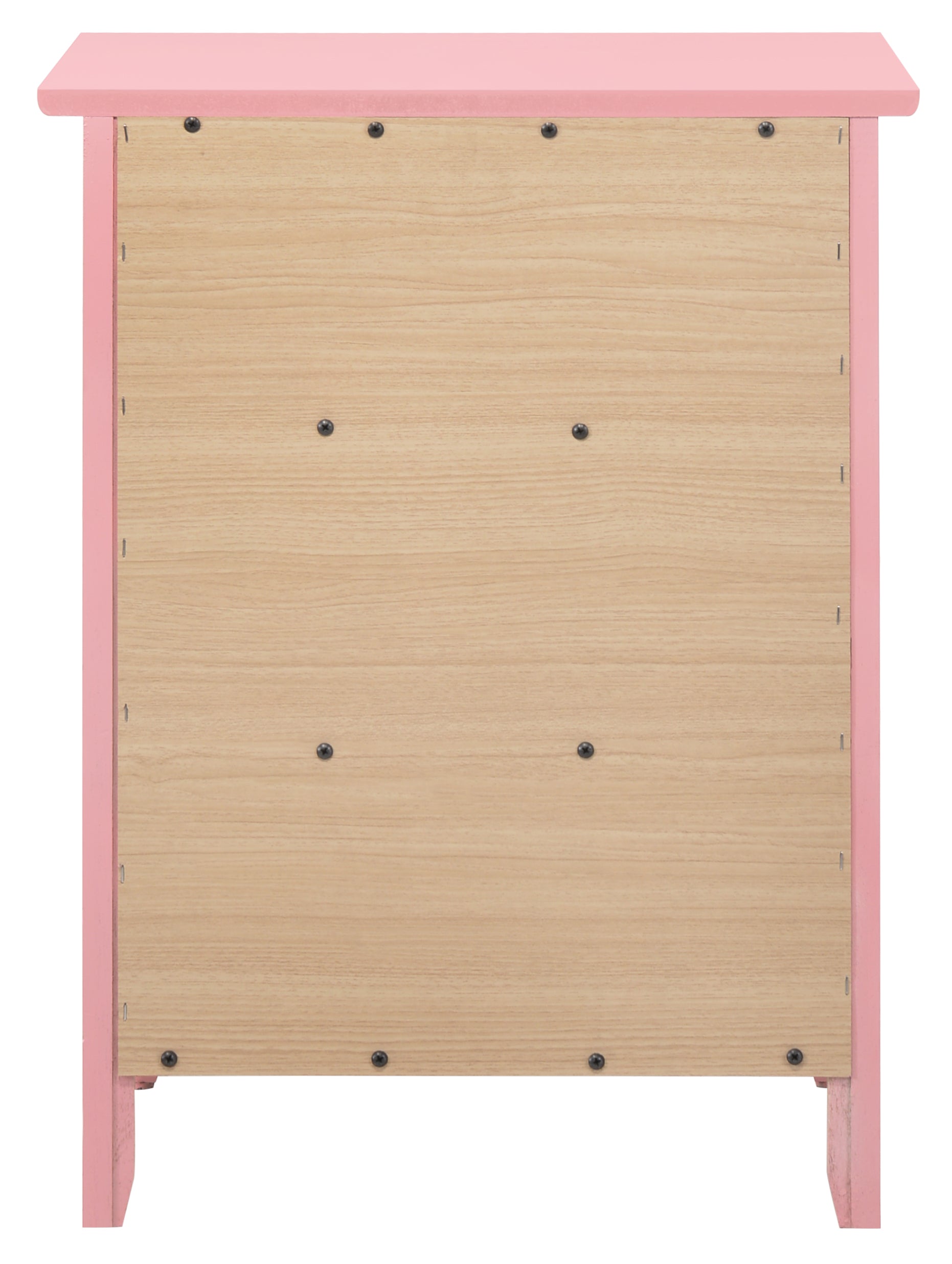 Daniel G1304 N Nightstandpink Pink Particle Board