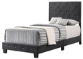 Suffolk G1407 Tb Up Twin Bedblack Black Foam Velvet