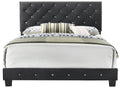 Suffolk G1407 Kb Up King Bedblack Black Foam Velvet