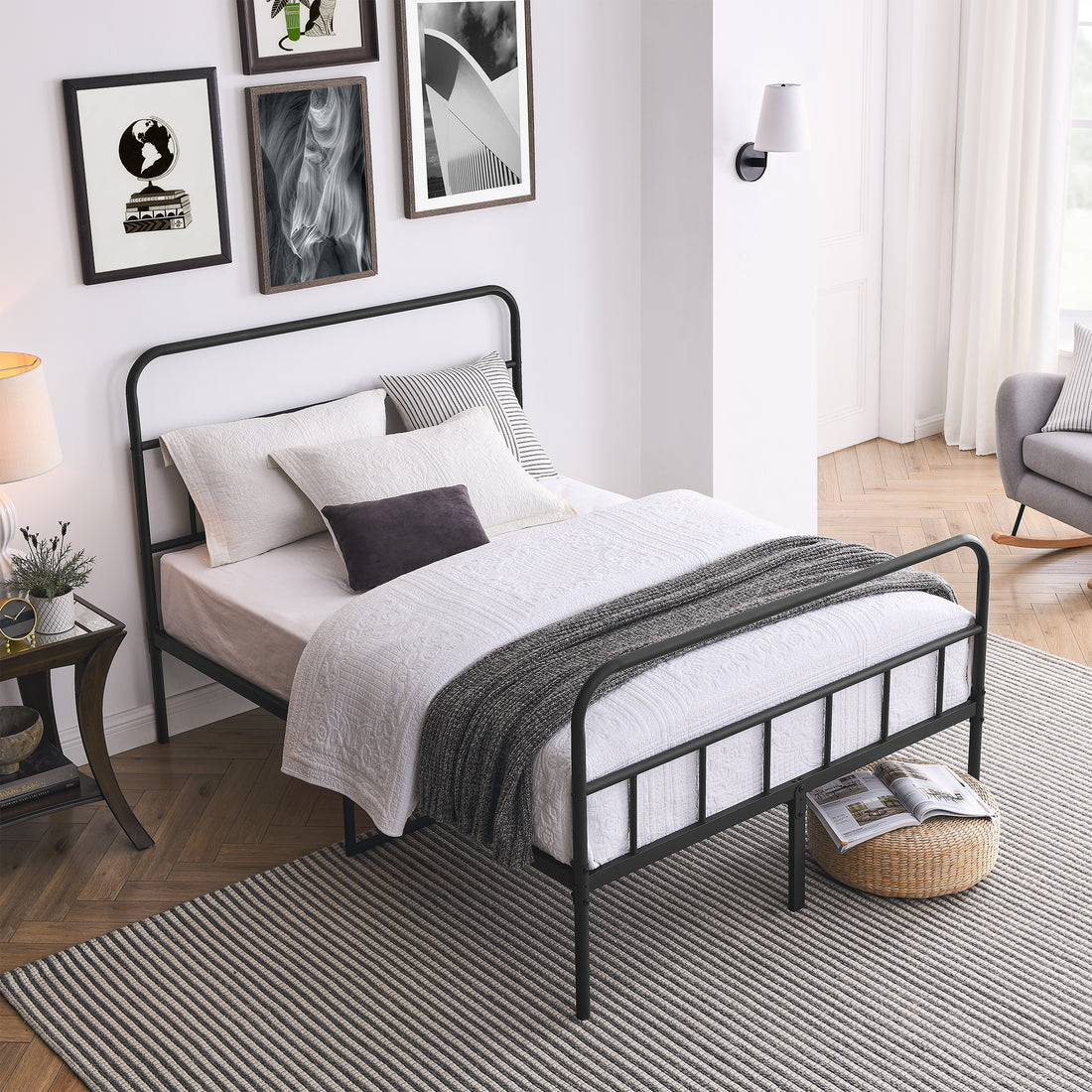Iron Bed Frame, Metal Bed Frame, Wrought Iron Bed Frame, Iron Platform Bed Frame, Iron Canopy Bed Frame, Iron Twin Bed Frame, Iron Queen Bed Frame, Iron King Bed Frame, Iron Double Bed Frame, Iron Sin Full Black Iron