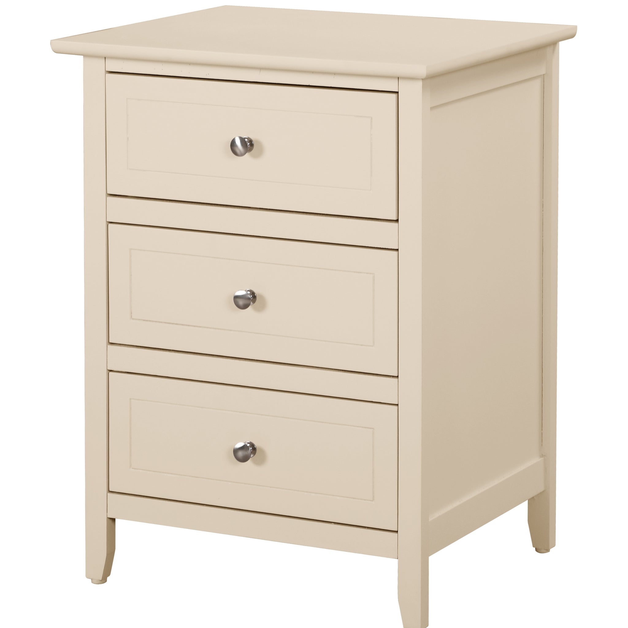 Daniel G1315 N 75 3 Drawer Nightstandbeige Beige 3 Drawers Dovetail Joints Particle Board