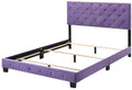 Suffolk G1402 Fb Up Full Bedpurple Purple Foam Velvet