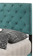 Suffolk G1404 Tb Up Twin Bedgreen Green Foam Velvet