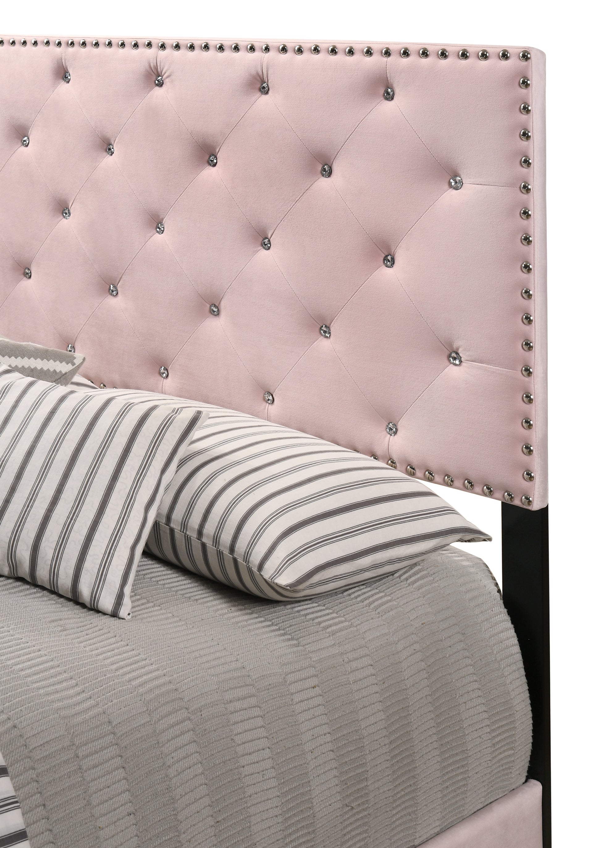 Suffolk G1406 Fb Up Full Bedpink Pink Foam Velvet