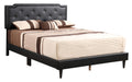 Deb G1119 Kb Up King Bed All In One Boxblack Black Foam Pu