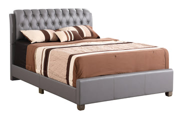Marilla G1505C Fb Up Full Bedlight Grey Light Grey Foam Pu