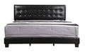 Caldwell G1304 Fb Up Full Bedblack Box Spring Not Required Full Black Foam Faux Leather Pu