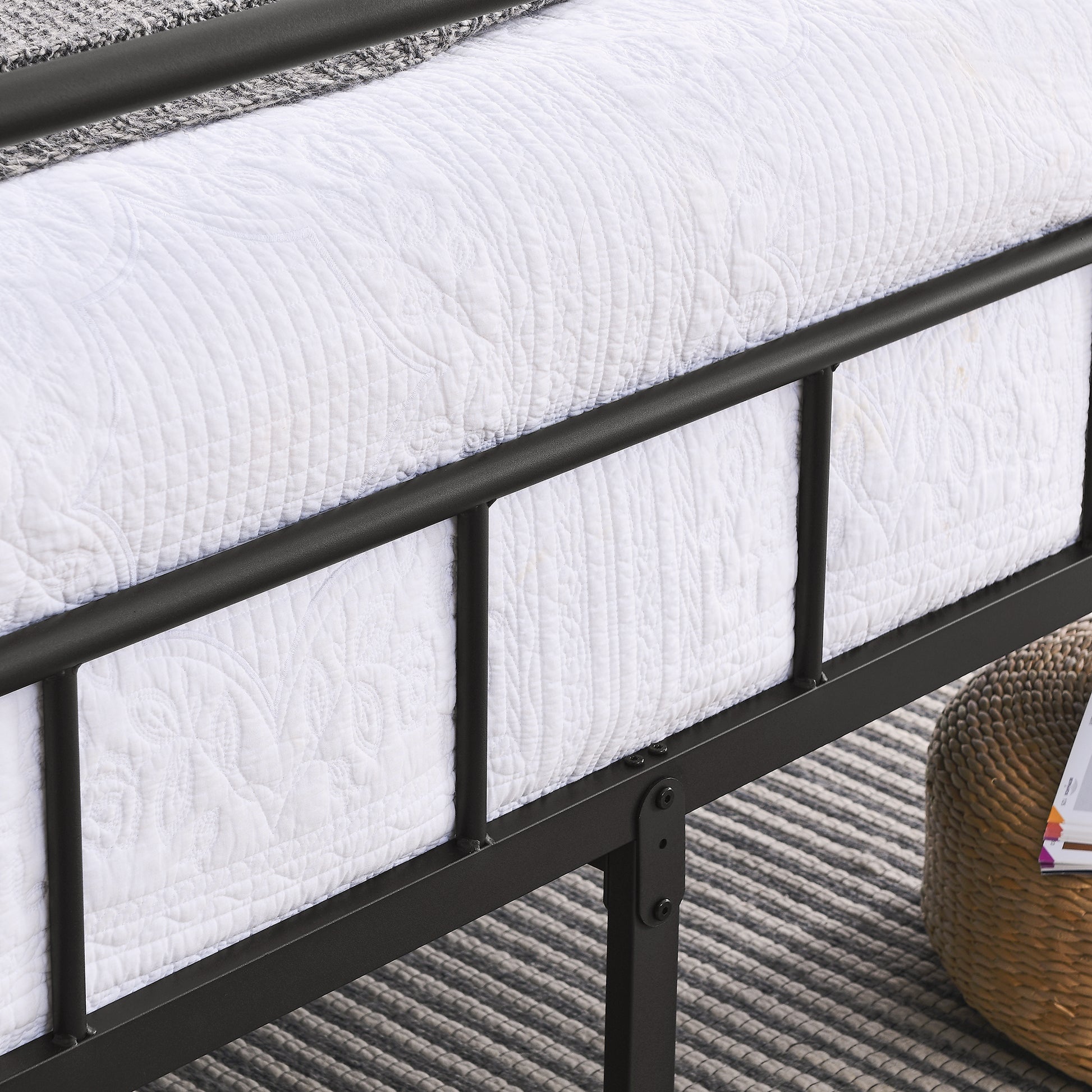 Iron Bed Frame, Metal Bed Frame, Wrought Iron Bed Frame, Iron Platform Bed Frame, Iron Canopy Bed Frame, Iron Twin Bed Frame, Iron Queen Bed Frame, Iron King Bed Frame, Iron Double Bed Frame, Iron Sin Queen Black Iron
