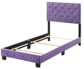 Suffolk G1402 Tb Up Twin Bedpurple Purple Foam Velvet