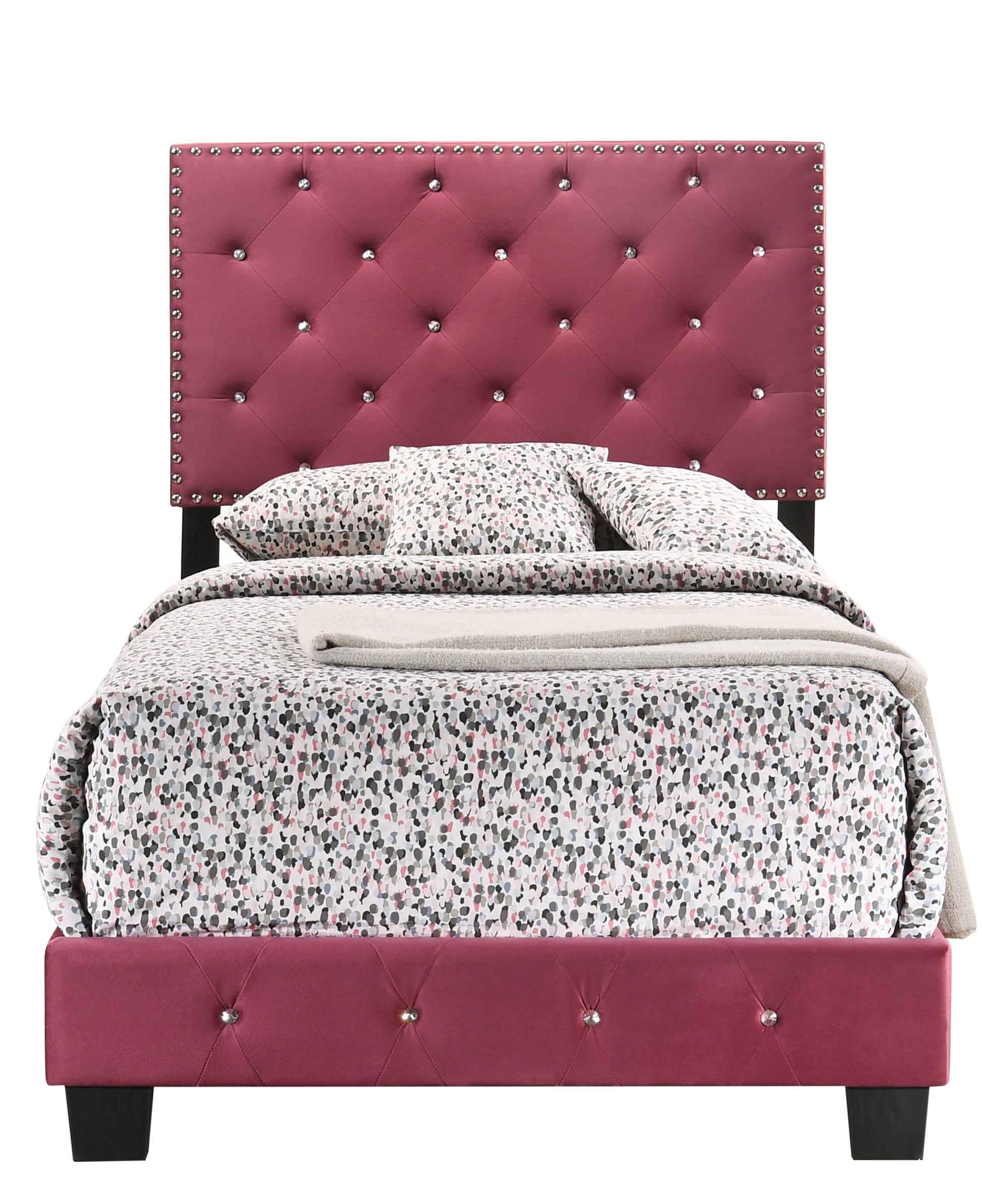 Suffolk G1403 Tb Up Twin Bedcherry Cherry Foam Velvet