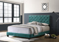 Suffolk G1404 Kb Up King Bedgreen Green Foam Velvet