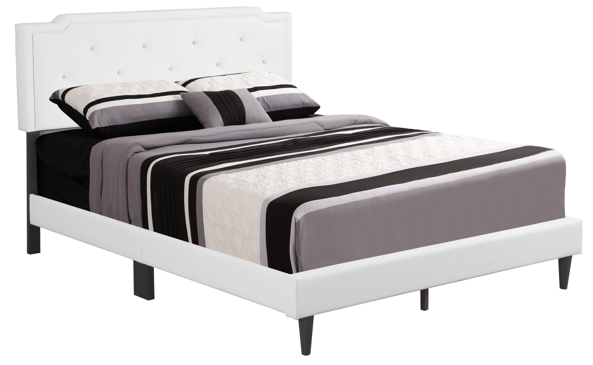 Deb G1118 Kb Up King Bed All In One Boxwhite White Foam Pu