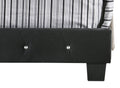 Suffolk G1407 Tb Up Twin Bedblack Black Foam Velvet