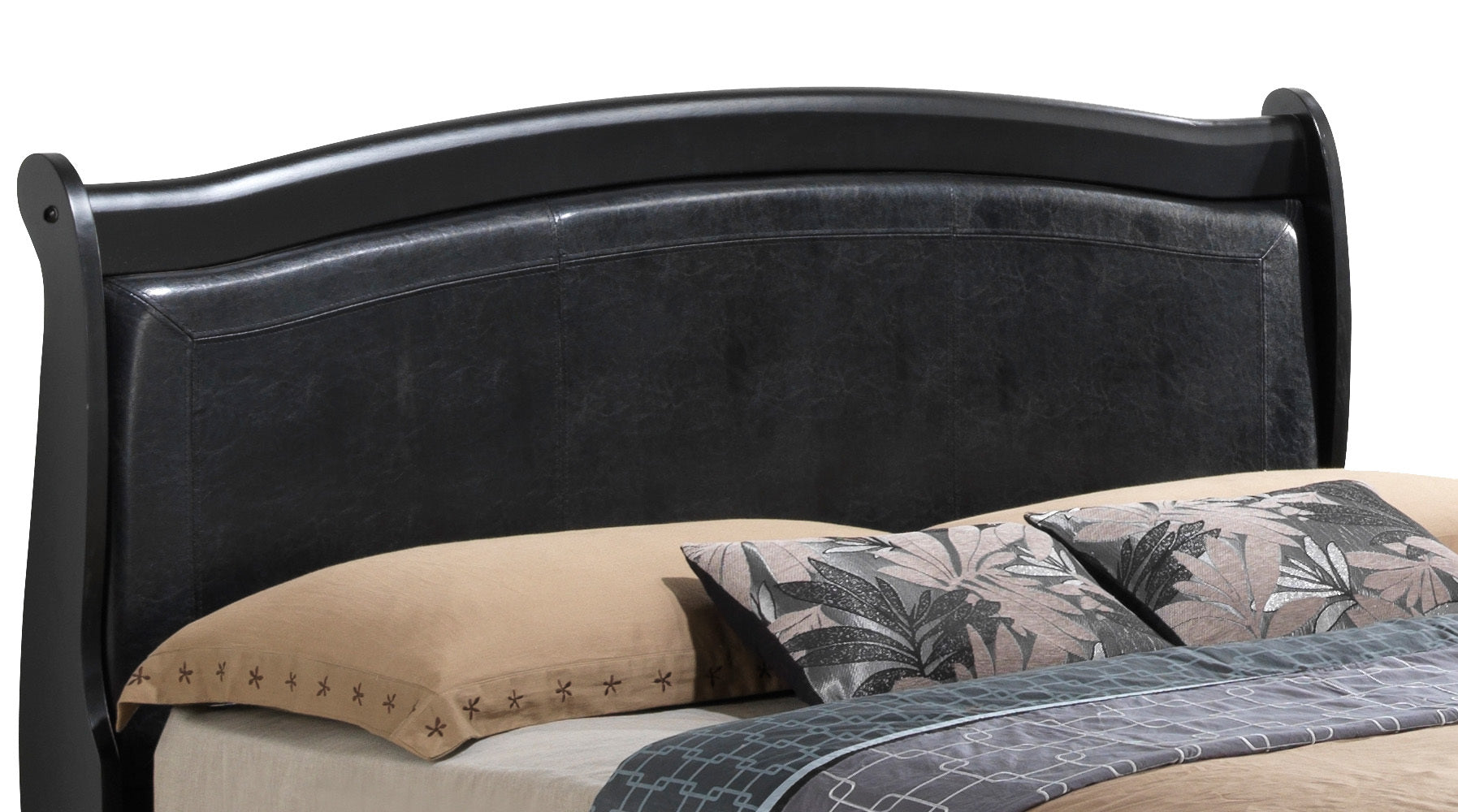 Louis Phillipe G3150C Qb2 Queen Bedblack Black Particle Board