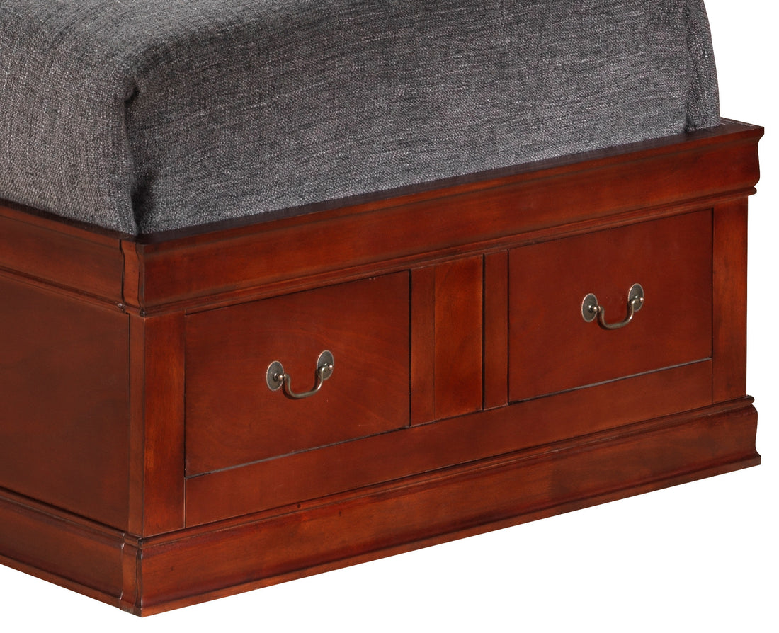 Louis Phillipe G3100B Tsb Twin Storage Bedcherry Cherry Particle Board