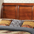 Lavita G8850A Qb Queen Storage Bedoak Oak Particle Board