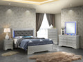 Lorana G6500C Kb3 King Bedsilver Champagne Champagne Particle Board