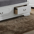 Louis Phillipe G3190D Qsb2 Queen Storage Bedwhite White Particle Board
