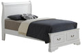 Louis Phillipe G3190D Tsb2 Twin Storage Bedwhite White Particle Board