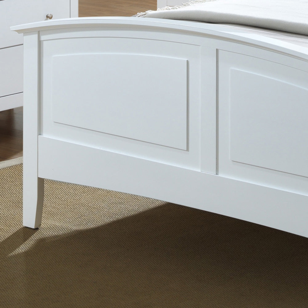 Hammond G5490A Qb Queen Bed 2 Boxes White White Particle Board