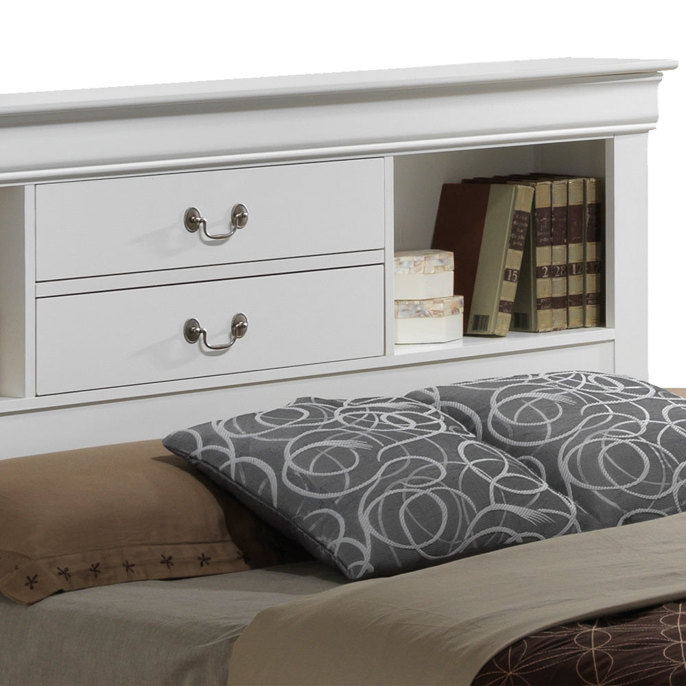 Louis Phillipe G3190B Fsb Full Storage Bedwhite White Particle Board