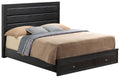 Burlington G2450C Fsb Full Storage Bedblack Box Spring Not Required Full Black Particle Board