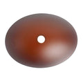 Tempered Glass Matte Bathroom Vessel Sink, Oval Bathroom Basin Tempered Glass Matt Tea Brown Bathroom Modern Glass