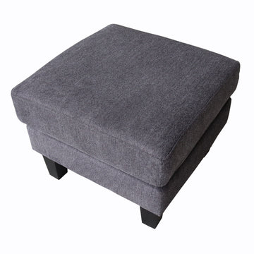 Fabric Ottoman Dark Grey Dark Grey Foam Fabric