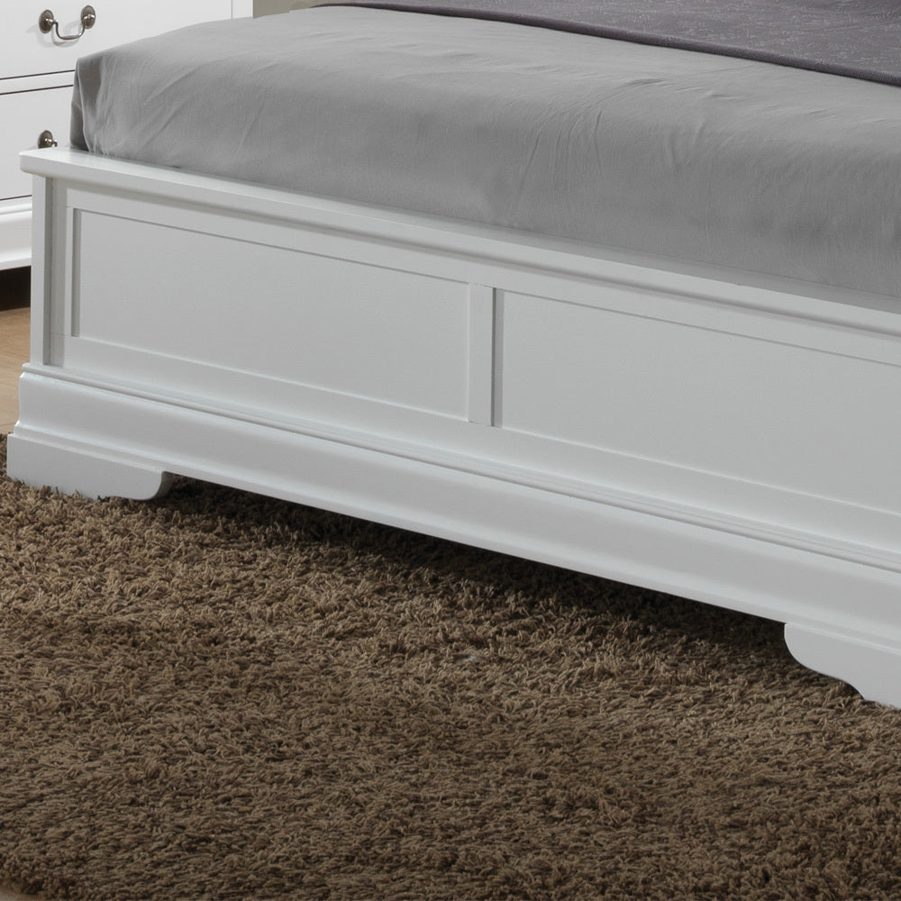 Louis Phillipe G3190E Qb3 Queen Bedwhite White Particle Board