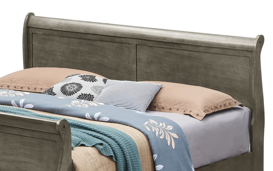 Louis Phillipe G3105A Kb King Bedgray Gray Particle Board