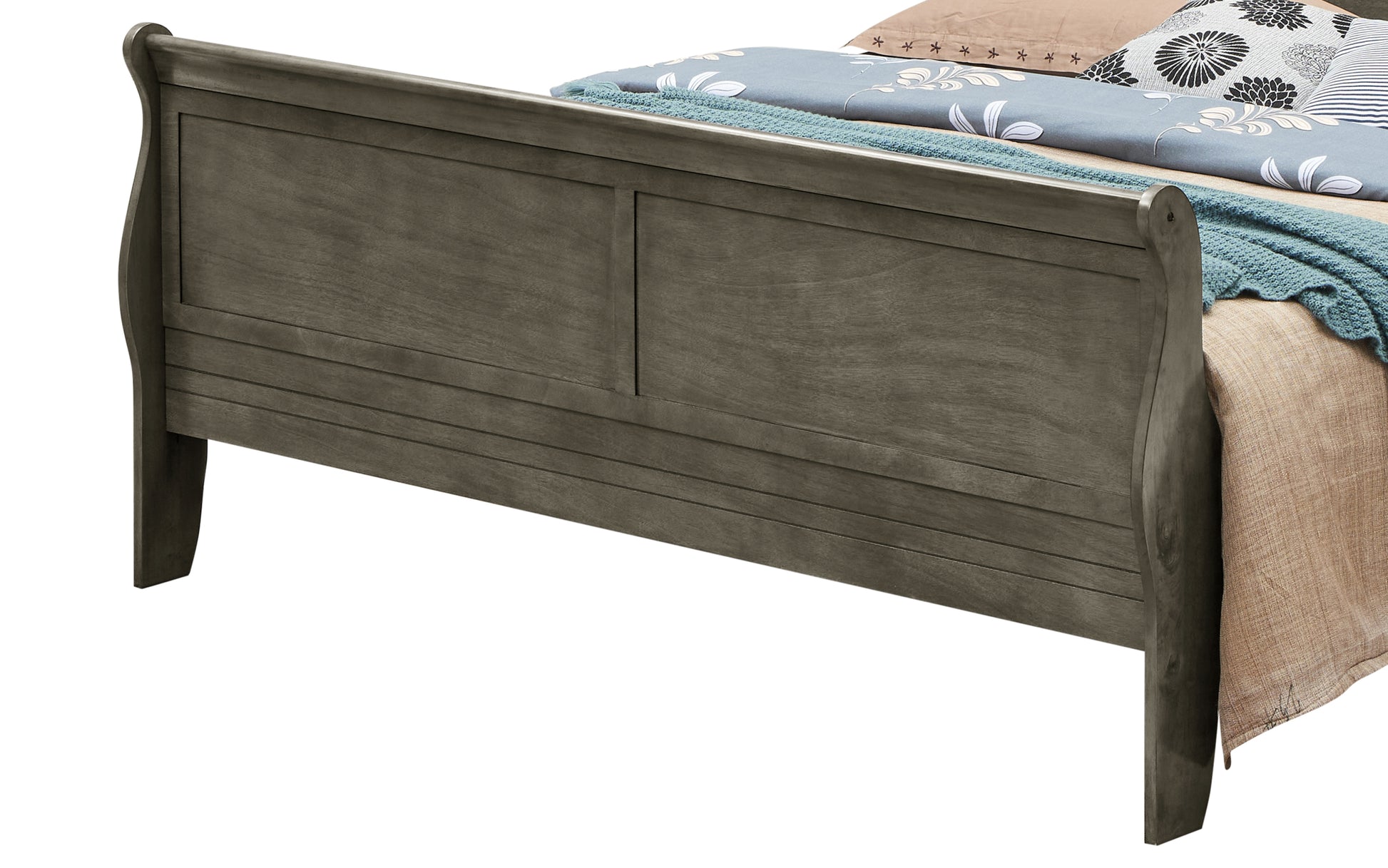 Louis Phillipe G3105A Kb King Bedgray Gray Particle Board
