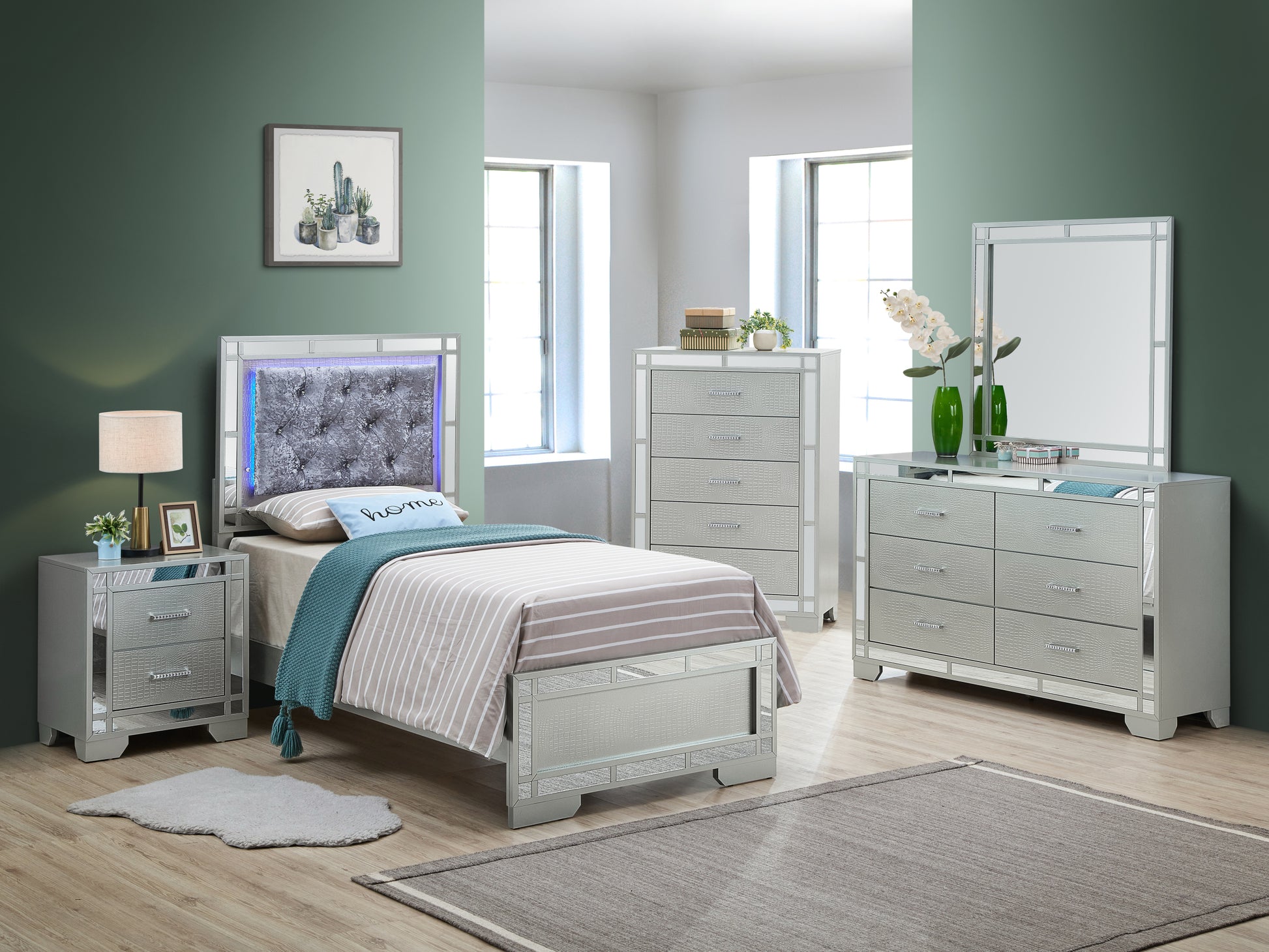 Madison G6600A Tbsilver Champagne Champagne Particle Board