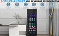 4.5Cu.Ft Mini Fridge, 0.3Cu.Ft Freezer, Up To 94 Cans Of Soda, Beer Or Wine. Silent, High Efficiency And Energy Saving Compressor, Led Lighting, 16.10