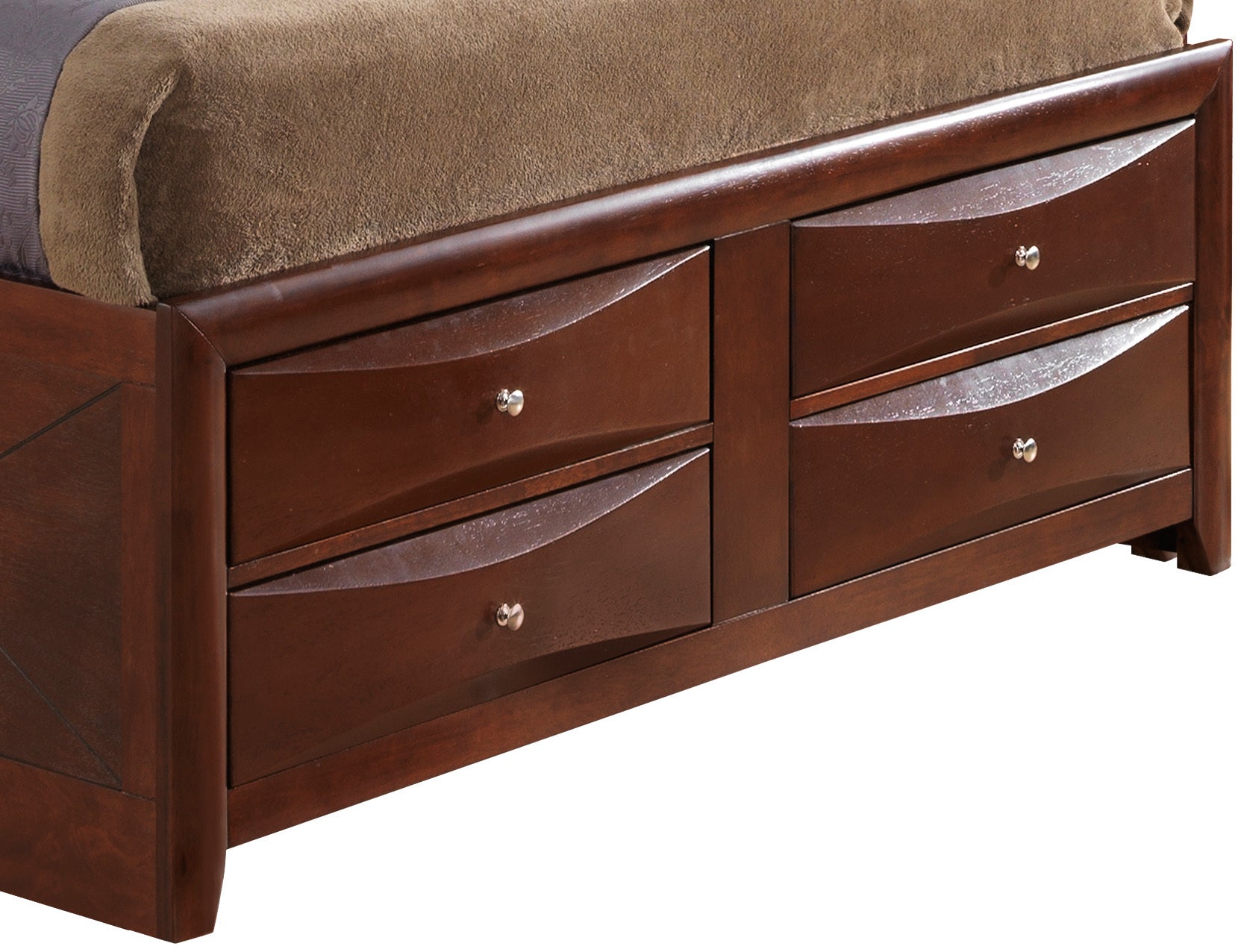 Marilla G1550G Ksb3 King Storage Bedcherry Cherry Particle Board