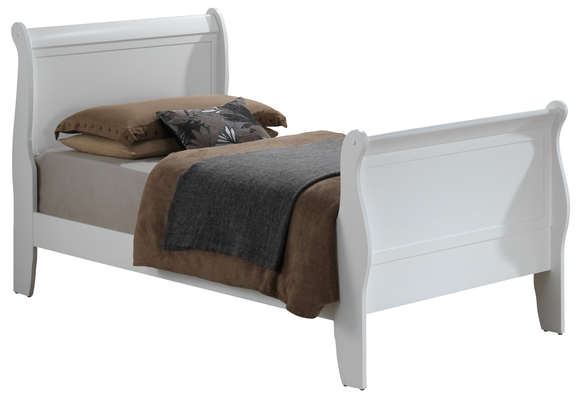 Louis Phillipe G3190A Tb Twin Bedwhite White Particle Board