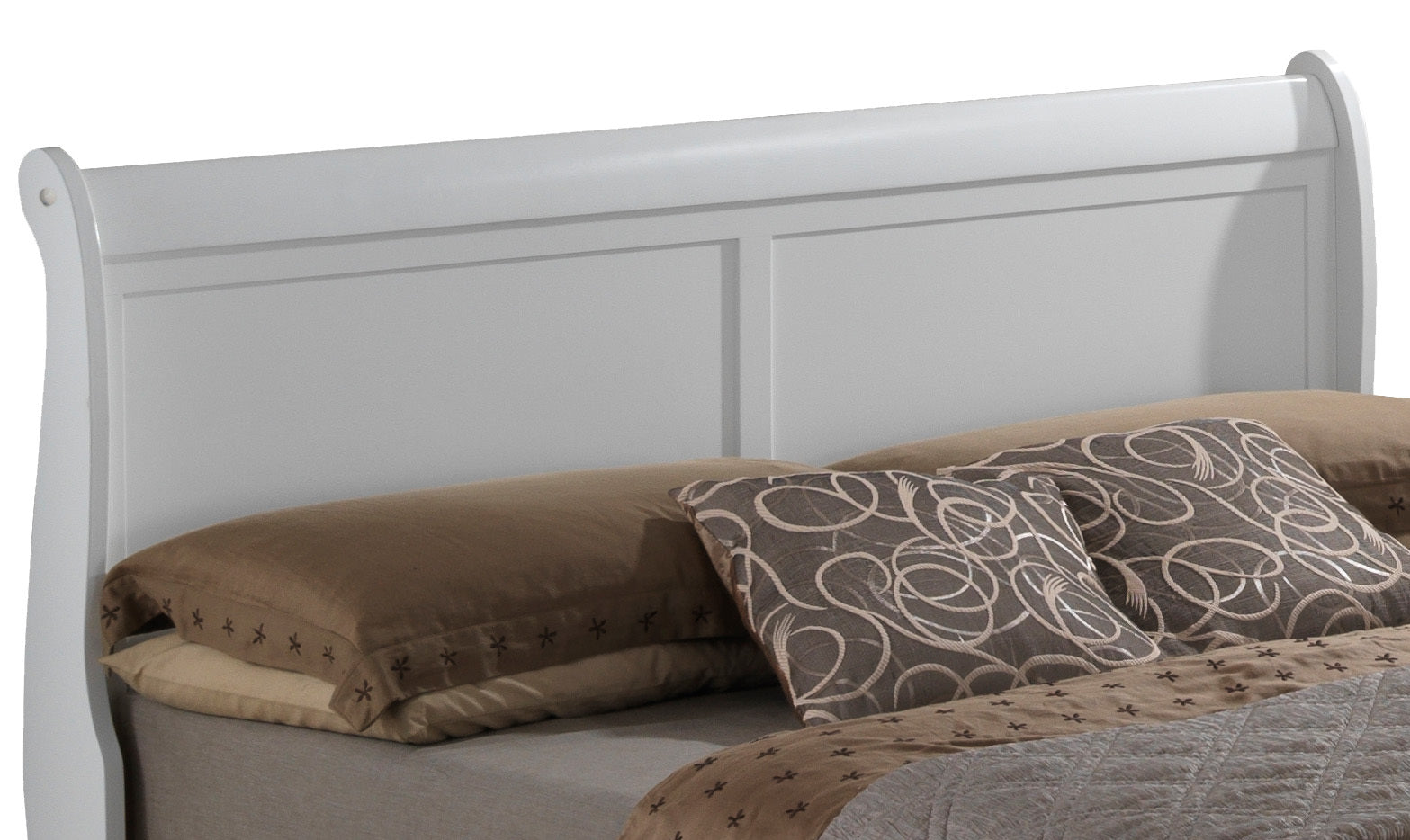 Louis Phillipe G3190A Qb Queen Bedwhite White Particle Board