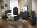 Hammond G5450A Tb Twin Bed 2 Boxes Black Black Particle Board