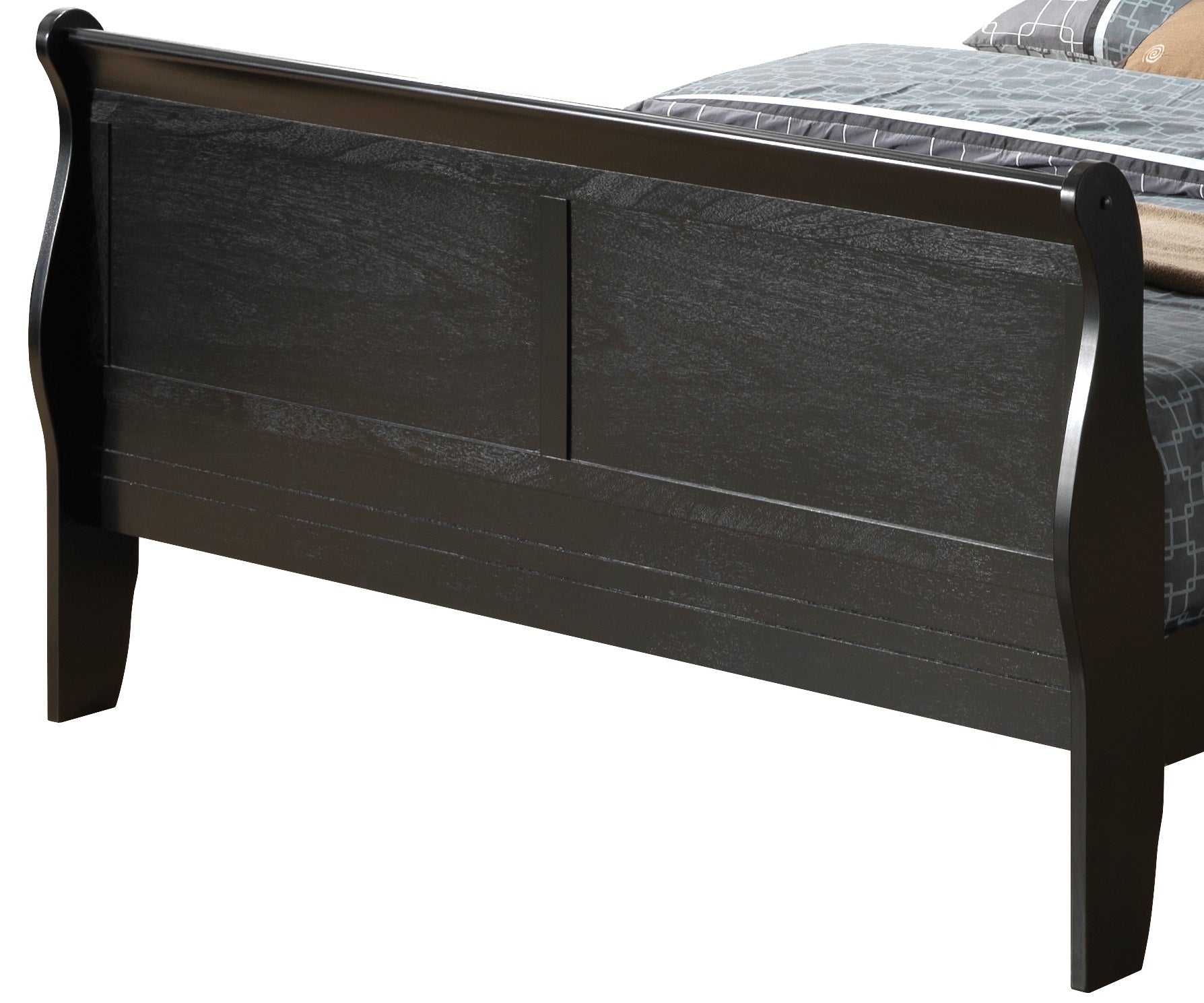 Louis Phillipe G3150A Fb Full Bedblack Black Particle Board