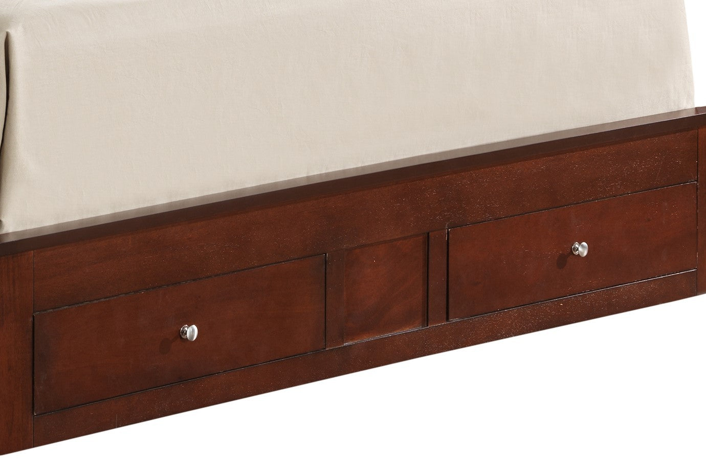 Burlington G2400C Tsb Twin Storage Bedcherry Twin Cherry Bedroom Storage Included Particle Board