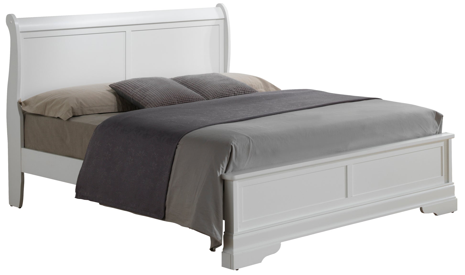Louis Phillipe G3190E Kb3 King Bedwhite White Particle Board